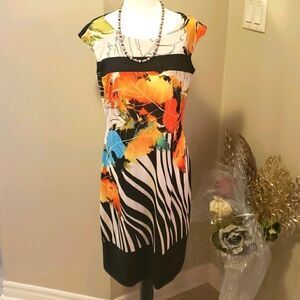 𝅺bali Canada Fitted Sleeveless Dress